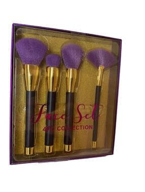 make up brush set new 4pc set
